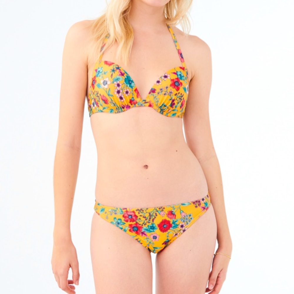 Aeropostale Live Laugh Laugh Floral Bikini